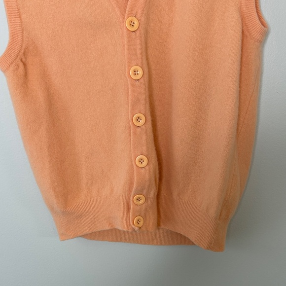 Benetton 100% Lambswool Cardigan Vest - Picture 4 of 9